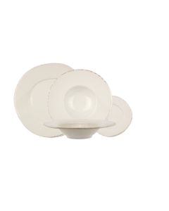 AETNA Servizio Piatti color crema