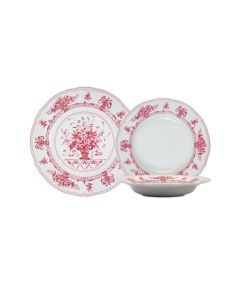 ANTHIROS Servizio Piatti porpora