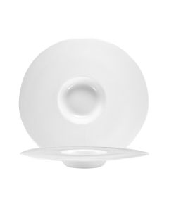 APHROS Pasta bowl bianco lucido e matt Ø cm 32