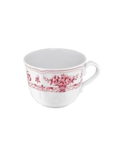 ANTHIROS Tazza da caffè bianca e porpora cl 10