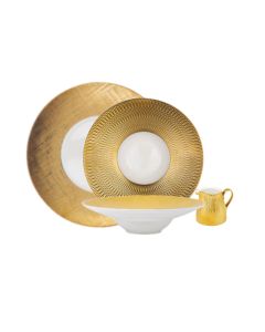 DERAS Servizio Piatti color oro