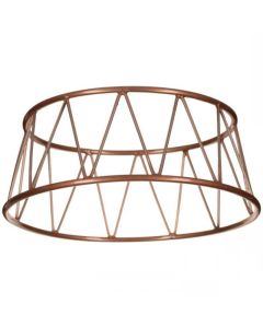 EFAY Stand antiscivolo universale rame Crown in acciaio rivestito in PVC cm 15x10 h cm 10