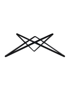 EFAY Stand universale antiscivolo Star in acciaio rivestito in PVC h cm 7,3