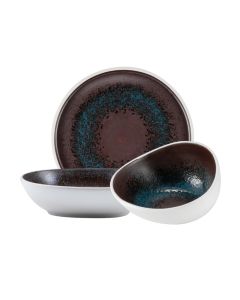 ESTIA Servizio Piatti color blu reattivo