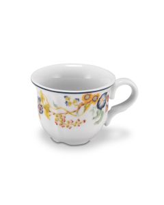 FLORENTIUS Tazza Caffè bianco e blu 10 cl