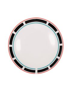 GEOMETRIKÓS Piatto fondo rosso Ø cm 21 h cm 5