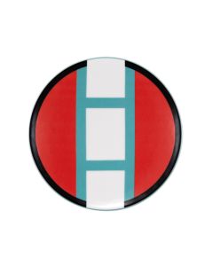 GEOMETRIKÓS Piatto pane rosso Ø cm 16