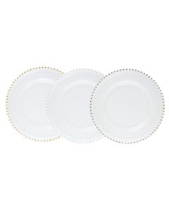 HELIOS Servizio Piatti con perle