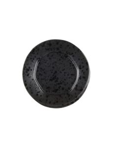 LE COQ PORCELAINE Aetna Piatto pane nero con puntini reattivi Ø cm 16