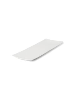 LE COQ PORCELAINE Cassiopea Vassoio rettangolare stretto color avorio cm 31x11,5