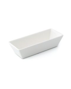 LE COQ PORCELAINE Dyonisio Coppetta rettangolare color avorio cm 12,5x5 h cm 3