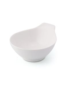 LE COQ PORCELAINE Dyonisio Coppetta rotonda con manico color avorio cm 12x10,5 h cm 6