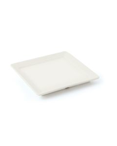 LE COQ PORCELAINE Dyonisio Piattino quadro con bordo color avorio cm 10x10