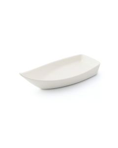 LE COQ PORCELAINE Dyonisio Barchetta finger food color avorio cm 12,5x5,5 h cm 4