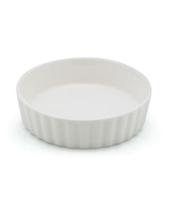 LE COQ PORCELAINE Efeso Coppetta crema catalana festonata color avorio Ø cm 11 h cm 3