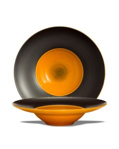 LE COQ PORCELAINE Ekate Pasta bowl arancione Ø cm 24 h cm 5
