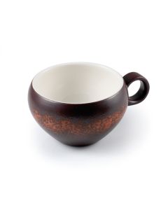 LE COQ PORCELAINE Estia Tazza caffè color ruggine cl 8