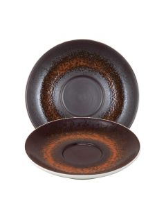 LE COQ PORCELAINE Estia Piattino per Tazza caffè color ruggine Ø cm 11,5