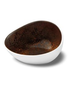 LE COQ PORCELAINE Estia Coppetta obliqua color ruggine cm 8x7,5