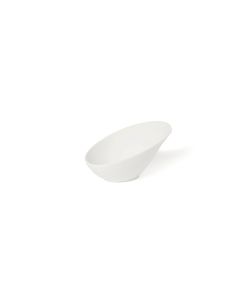 LE COQ PORCELAINE Febe Coppa obliqua color avorio cm 12,5x7 h cm 5