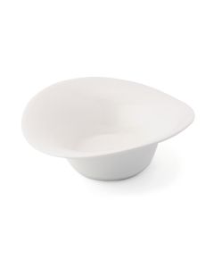 LE COQ PORCELAINE Febe Coppa petalo rotonda color avorio cm Ø 14 h cm 5