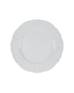 HARMONIAE Piatto frutta bianco filo oro &Oslash; cm 20,5