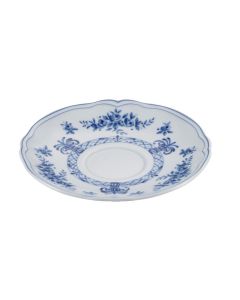 NEOS ANTHIROS Piattino per tazza da tè bianca e blu Ø cm 15