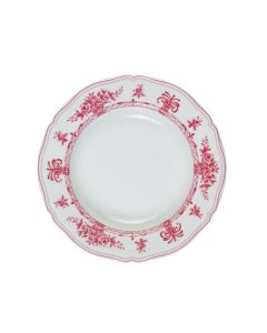 NEOS ANTHIROS Piatto piano bianco e porpora Ø cm 23