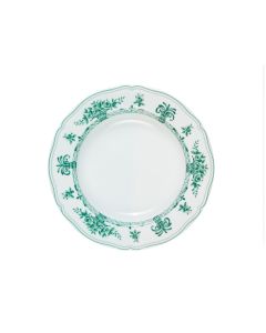 NEOS ANTHIROS Piatto piano bianco e verde Ø cm 23