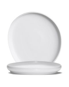 LE COQ PORCELAINE Ninfa Piatto segnaposto bianco lucido cm 32,5x29 h cm 4