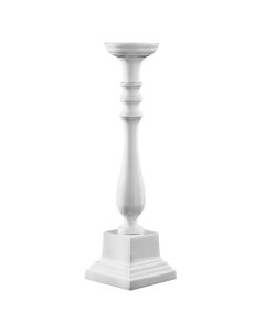 LE COQ PORCELAINE Stylos Candelabro bianco 1 fiamma h cm 38,5