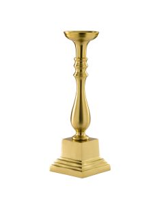 LE COQ PORCELAINE Stylos Candelabro oro matt 1 fiamma h cm 38,5