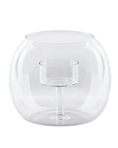 LE COQ PORCELAINE Yalos Sfera porta tealight in vetro Ø cm 20 h cm 10