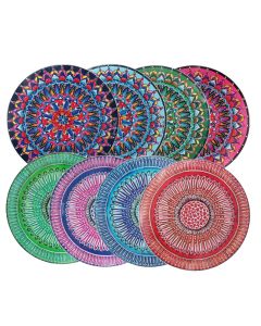 POLYCHROMOS Tovagliette segnaposto in melamina con decori colorati